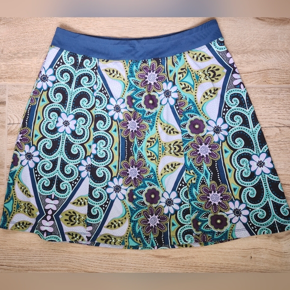 Prana Dresses & Skirts - PrAna Floral Pull On Mini Skirt Women's S